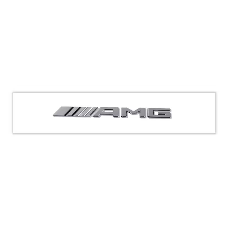 3D AMG Badge Car ABS Rear Trunk Sticker Decoration Accessorie for Mercedes Benz W108 W124 W126 W140 W168 W169 W176 W177 W212 GLA
