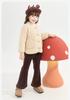 Detachable Hat Cotton Jacket for Infants, Girls, Winter Children, Plush, Versatile Fashion Coat Top