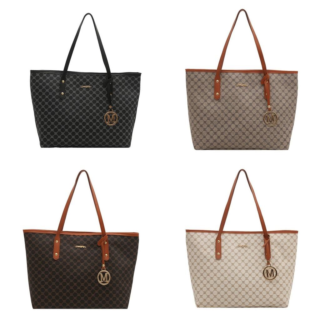 Handbag Checkered Pattern Large Capacity Single Shoulder Underarm Fashion Bag