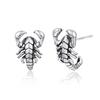 Retro Personality Scorpion Hip-hop Style 925 Sterling Silver Creative Temperament Animal Man And Woman Stud Earrings TYB343