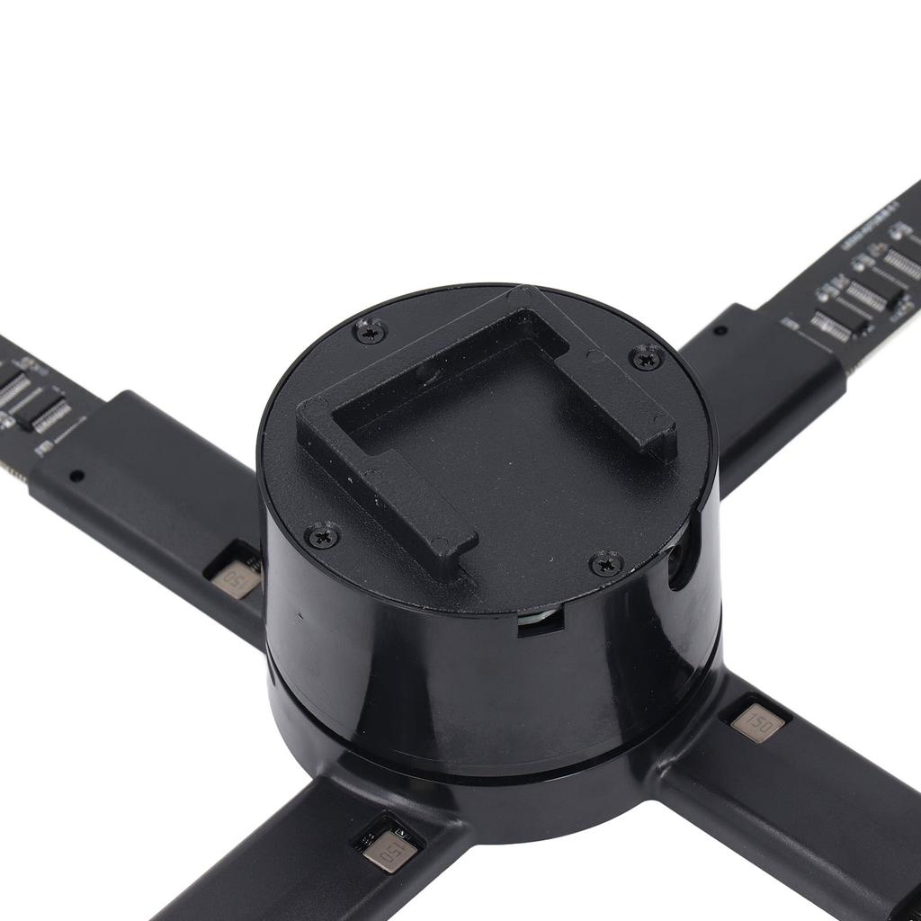 3D Holographic Projector Advertising Display 45cm 4 Blades Fan 2000x510 Resolution 510 LEDs for