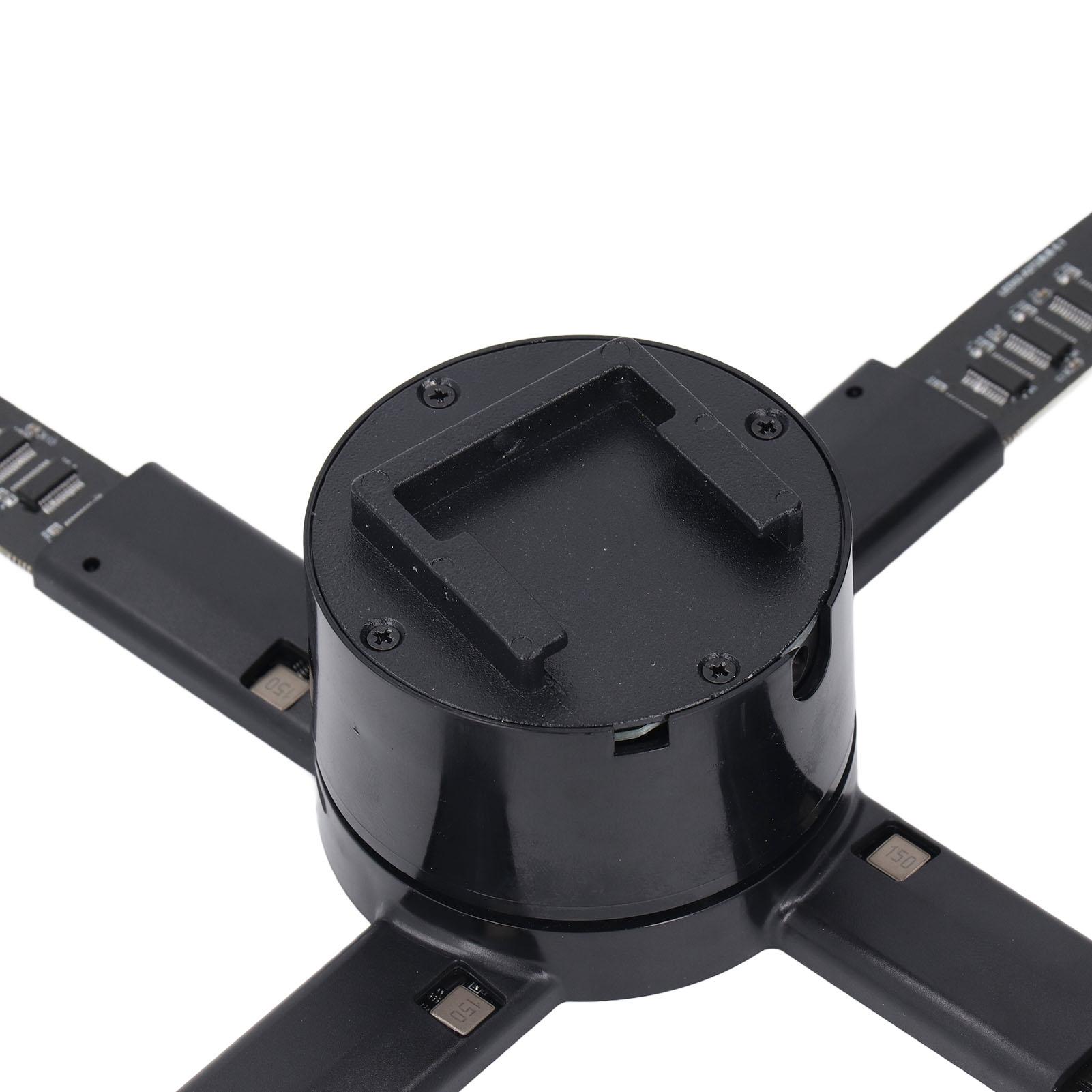 

3D голографический проектор рекламный дисплей 45 см 4 лопастной вентилятор разрешение 2000x510 510 светодиодов для US Plug