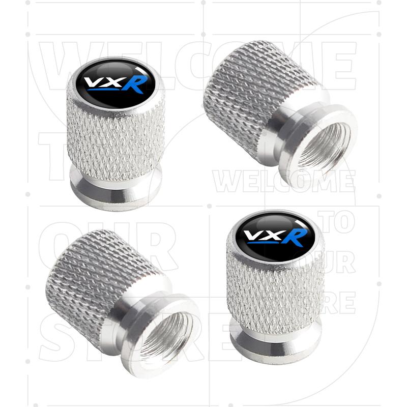 For Vauxhall VXR Astra Adam Zafira Opel Vectra LOGO 4pcs Car Wheel Tire Valve Aluminum Caps Tyre Stem Covers Airdust Waterproof wn3