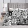 Toga Himiko Manga Flannel Blanket Boku No My Hero Academia Awesome Throw Blanket for Home 125*100cm Bedspreads,