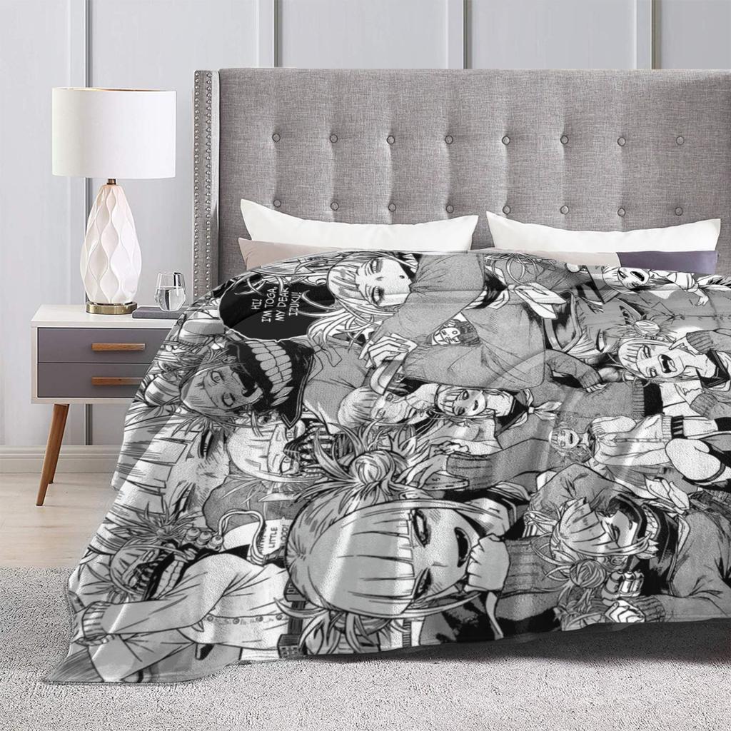 Toga Himiko Manga Flannel Blanket Boku No My Hero Academia Awesome Throw Blanket for Home 125*100cm Bedspreads,