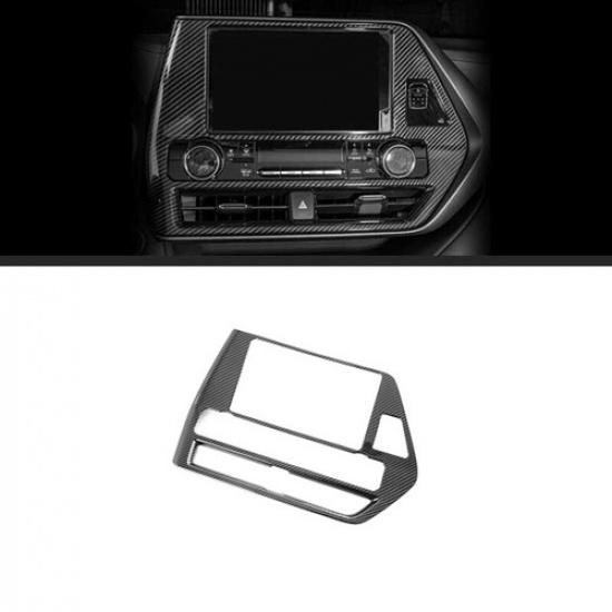 For Toyota Highlander 2020-2023 Carbon Fiber Console AC Navigation GPS Panel 8”