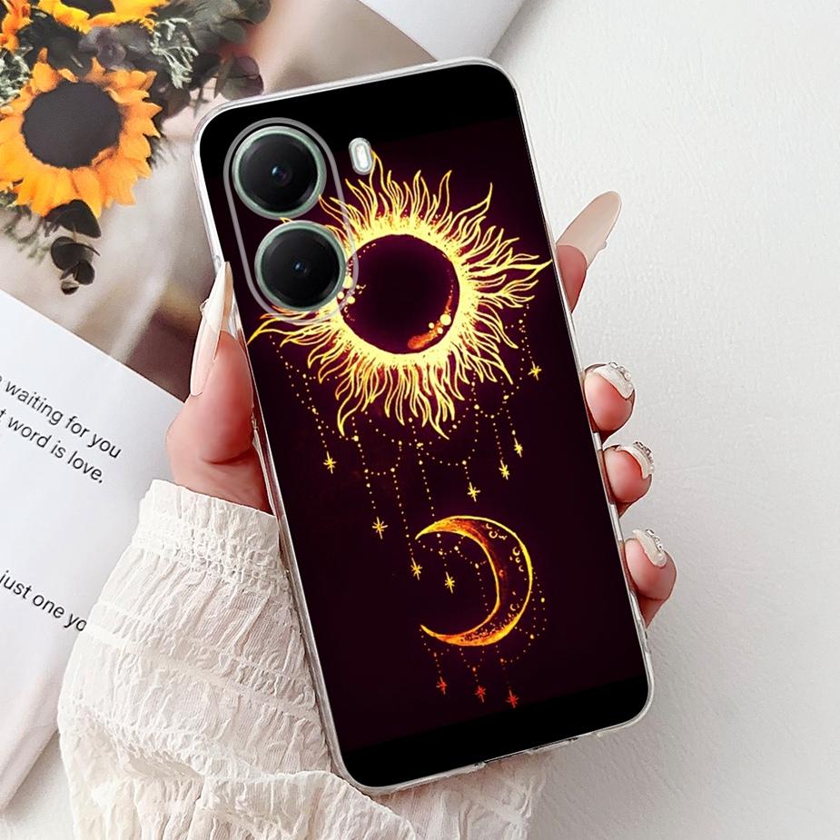 For Xiaomi Poco X7 Pro 5G Case Stylish Painted Cover Clear Silicone Phone Case For Xiaomi Poco X7 PocoX7 Pro X7Pro 5G Soft Shell