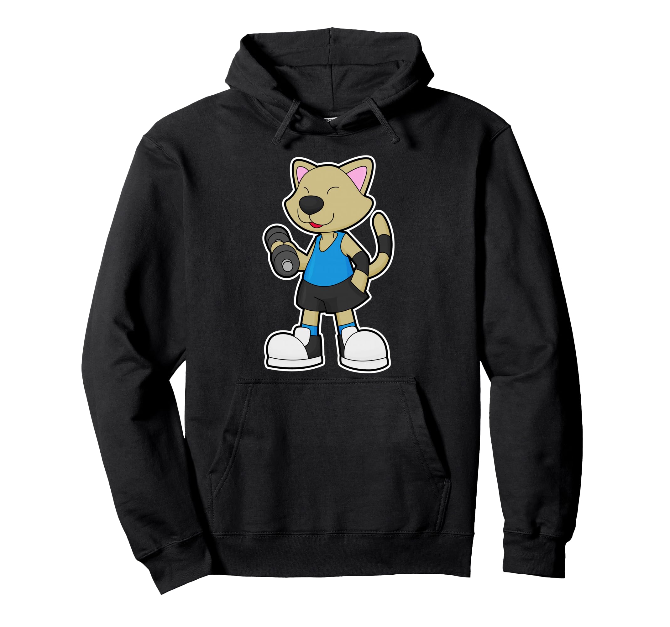 

Cat Bodybuilder Dumbbell Bodybuilding Hoodie