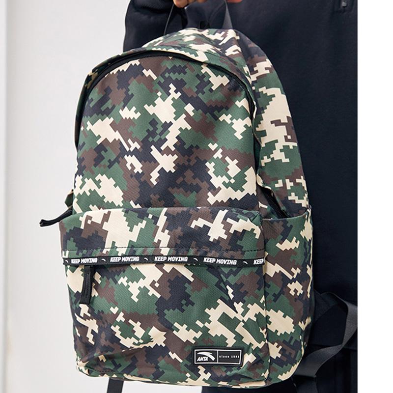 New Anta Fabric Backpack Regular Unisex Grape Leaf Green 192218151-2