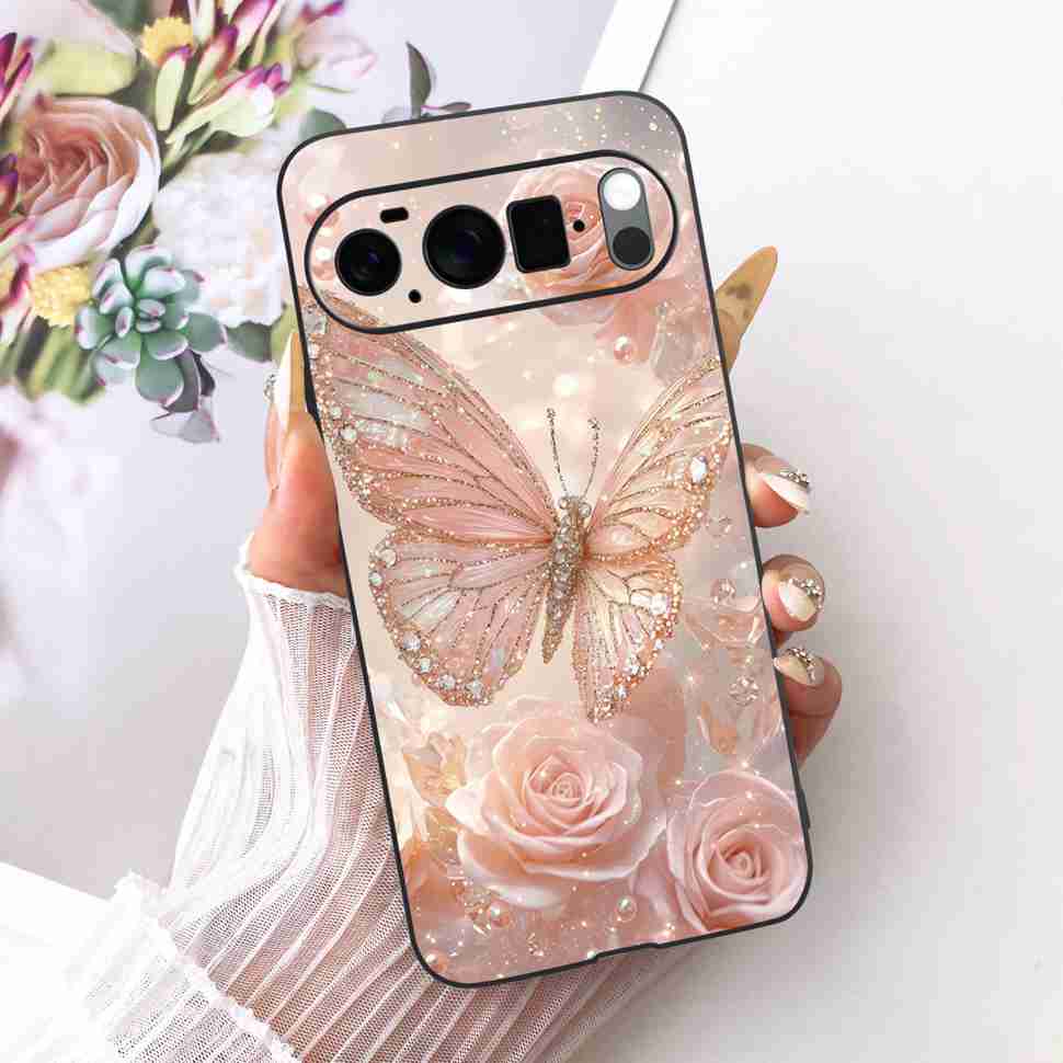 For Google Pixel 10 Pro 5G Case Fashion Painting Silicone TPU Black Soft Cover For Google Pixel 10Pro GEHN3 Phone Cases Bumper