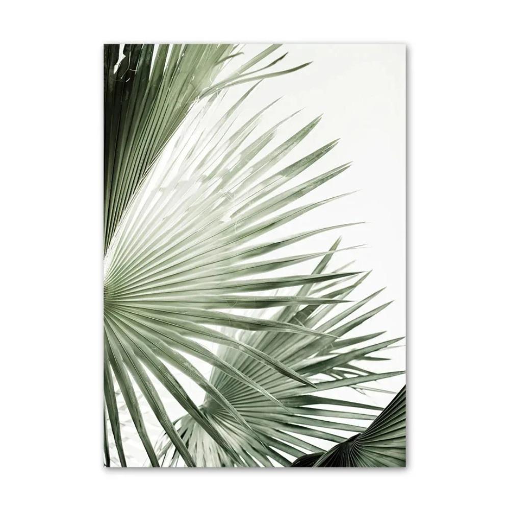 Simple Wall Art Nature Green Leaf Landscape Poster HD Oil Painting Posters Prints Home Bedroom Living Room Decorative Ideal Gift