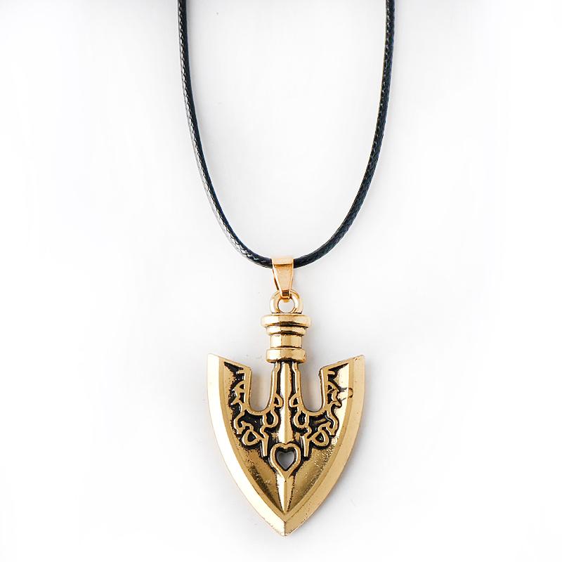 Anime JOJOS BIZARRE ADVENTURE Necklace Kujo Jotaro Arrow Metal Pendant Chain Choker Necklaces Charm Gifts Jewelry Collares