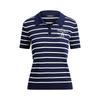 Lauren Ralph Lauren Cotton Blend Polo Sweater Stripe Wmlrswesn820189410 