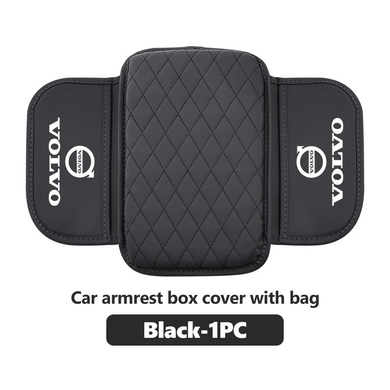 Leather Car Armrest Box Protective Pad Arm Rest Storage Bag For Volvo V60 V90 S60 S80 S90 C30 XC40 XC60 XC70 XC90 V40