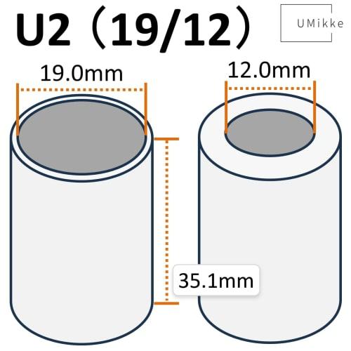 UMikke Crimping Tool for Hose, Aluminum Sleeve, Thin-Walled Hose, Crimping Cap, R12, R134a, Air Conditioning Gas, U219/12 Size, 4 Pieces