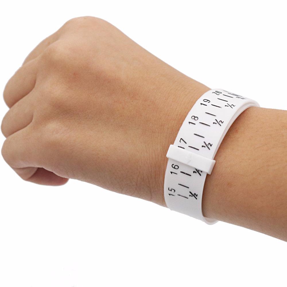 15-25cm Adjustable PU Bracelet Bangle Gauge Sizer Jewelry Jade Bracelet Make Tool 5-10 Inch Hand Wrist Ruler