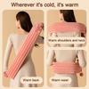 3250ML Kawaii Winter Long Hot Water Bag Soothing Aching Plush Toys Insulation Hot Water Bottle