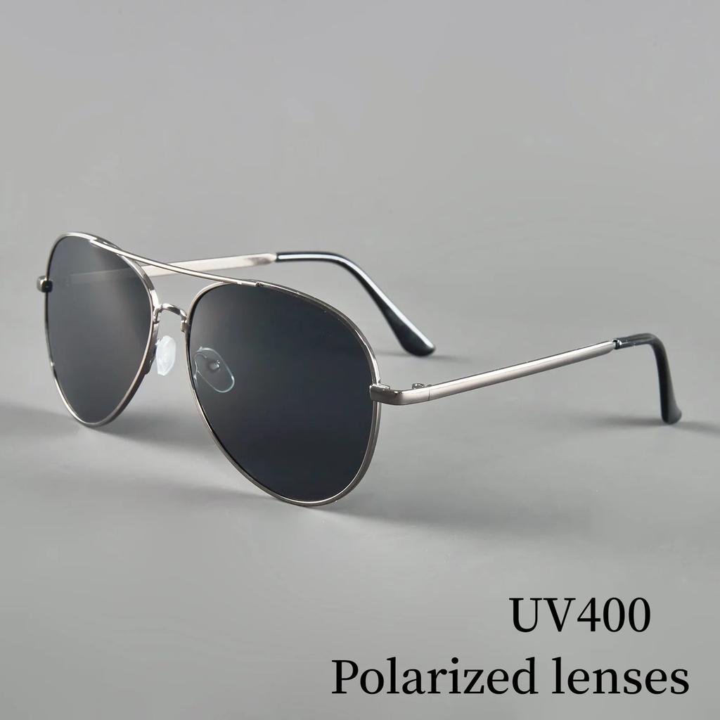 Man's Driving Polarized Sunglasses Pilot Toad Frame Myopia Glasses UV400 Anti UV Motorcycle Beach Shades Eyewear 0 To -4.0
