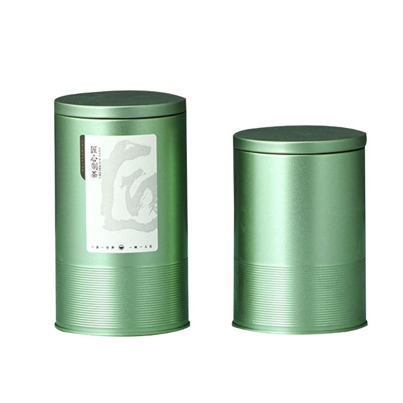 Coffee Storage Jar Metal Tea Box Can for Loose Tea Smell Proof Container Leaf Tea Tinplate Containers Storage Gift Box