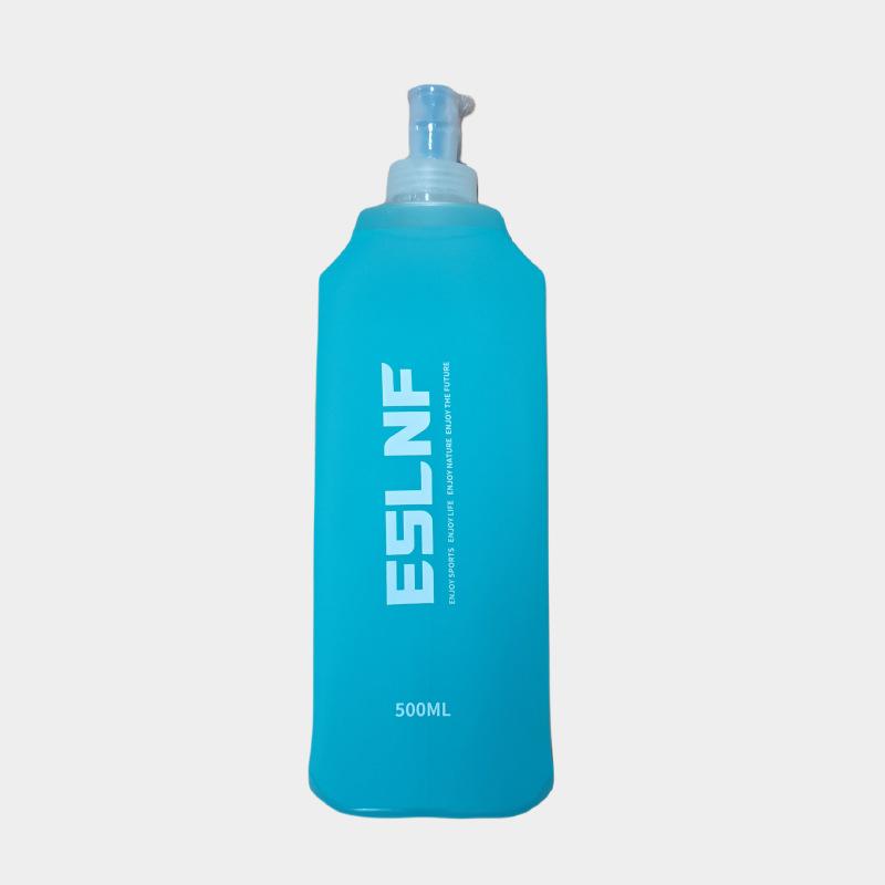 Folding Water Bottle TPU Collapsible Soft Flask Outdoor Sport Hiking Camping Running Portable Soft Water Bottle