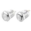 12mm 2Pin Switch Flame Retardant Momentary Switch Practical Metal Button Switch  DIY Applications