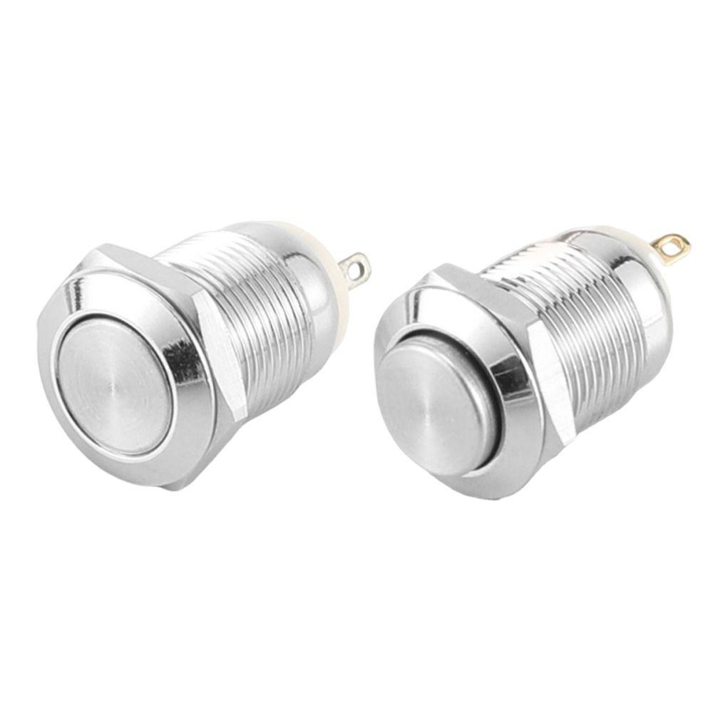 12mm Metal Button Switch Flame Retardant Momentary Switch Practical Latching Switch  Industrial Use