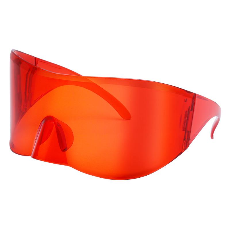 One Large Frame Sunglasses Men'S Sports Cycling Windproof Sunglasses Women'S Shades