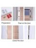 Magnetic Cabinet Catches Door Stops Magnet Invisible Soft-Catch Ultra-Thin Hidden Door Closet with Screw for Furniture