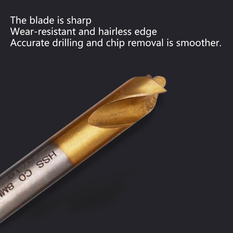 3Pcs Cobalt Spot Weld Drill Bit Set Spot Weld Cutter 1/4(6.5mm),5/16(8mm),3/8(10mm) Toughness Hardness Spot Weld Cutter