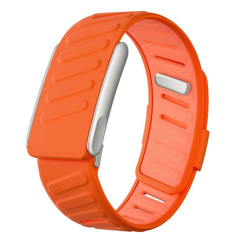 Waterproof Sports Silicone Strap for Whoop 5.0 Two-tone Replacement Wristband  with Snap Button Buckle