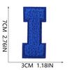 Xiao Tian Colorful 7cm Chenille A-Z Alphabet Embroidered Cloth Patch for Bags
