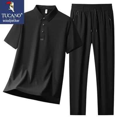 Men's Summer Short Sleeve T-shirt & Pants Set