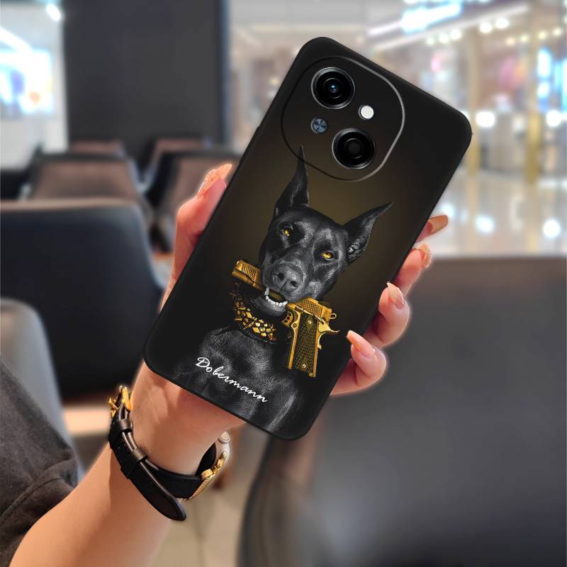 Protective Dirt-resistant Phone Case For Tecno POP9 4G/Spark GO 1/GO1S/KL4 Shockproof Fashion Design Cartoon TPU Cute