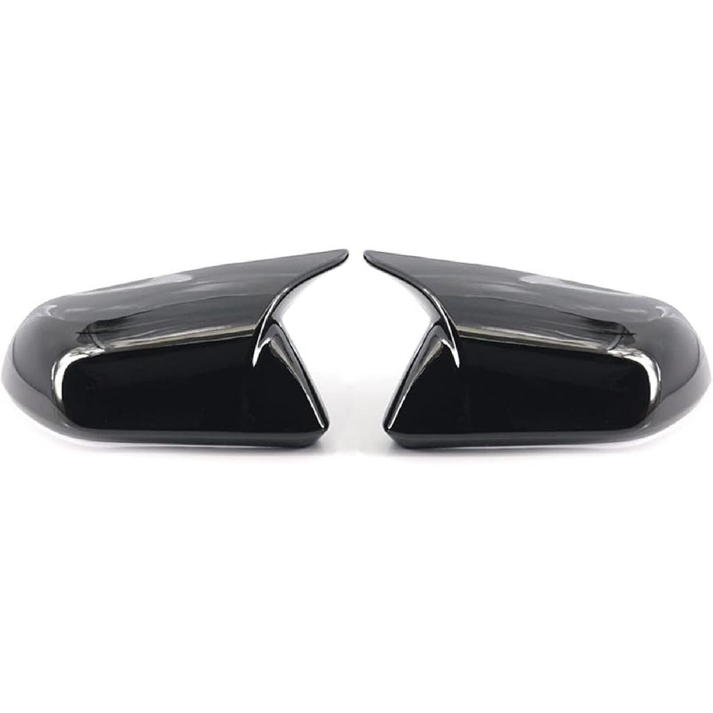 GSRECY Side Door Rear View Mirror Cover Cap Rearview Mirrors Trim Exterior Accessories Compatible with Ford Mustang 2015-2022, Without Turn Signal