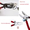41 Sets Key Fob Hardware And Glass Running Pliers Tool, For Key Fob Hardware Tall, Silver