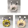 Funny Warm Cat Bee Headdress Adjustable Cartoon Pet Cosplay Hat with Active Eyes Dog Head Cover Winter