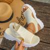 Fashion Women Roman Fish Mouth Bottom Sandals Breathable Mesh Lace-Up 2025 Summer Sports Hollow Out Designer Shoes Zapatos De Mujer