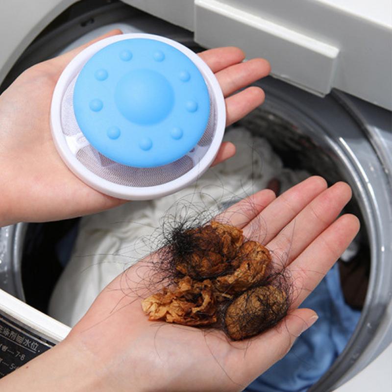 Floating Hair Filtering Mesh Removal Pet Hair Remover Filtering Mesh For Laundry Household Lint Trap Hair Filter Net Washing
