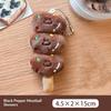 Cute Simulation Japanese Street Food Oden Skewer Plush Keyring Kawaii Food Stuffed Doll Pendant Bag Charm Trendy Accessory Gift