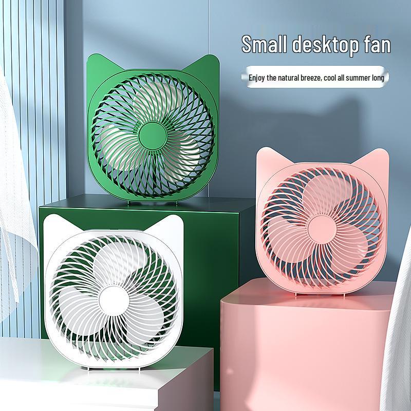 Five-Hole Mini Spray Fan: Portable, Folding, Clip-On, USB Chargeable Air Circulator with Light