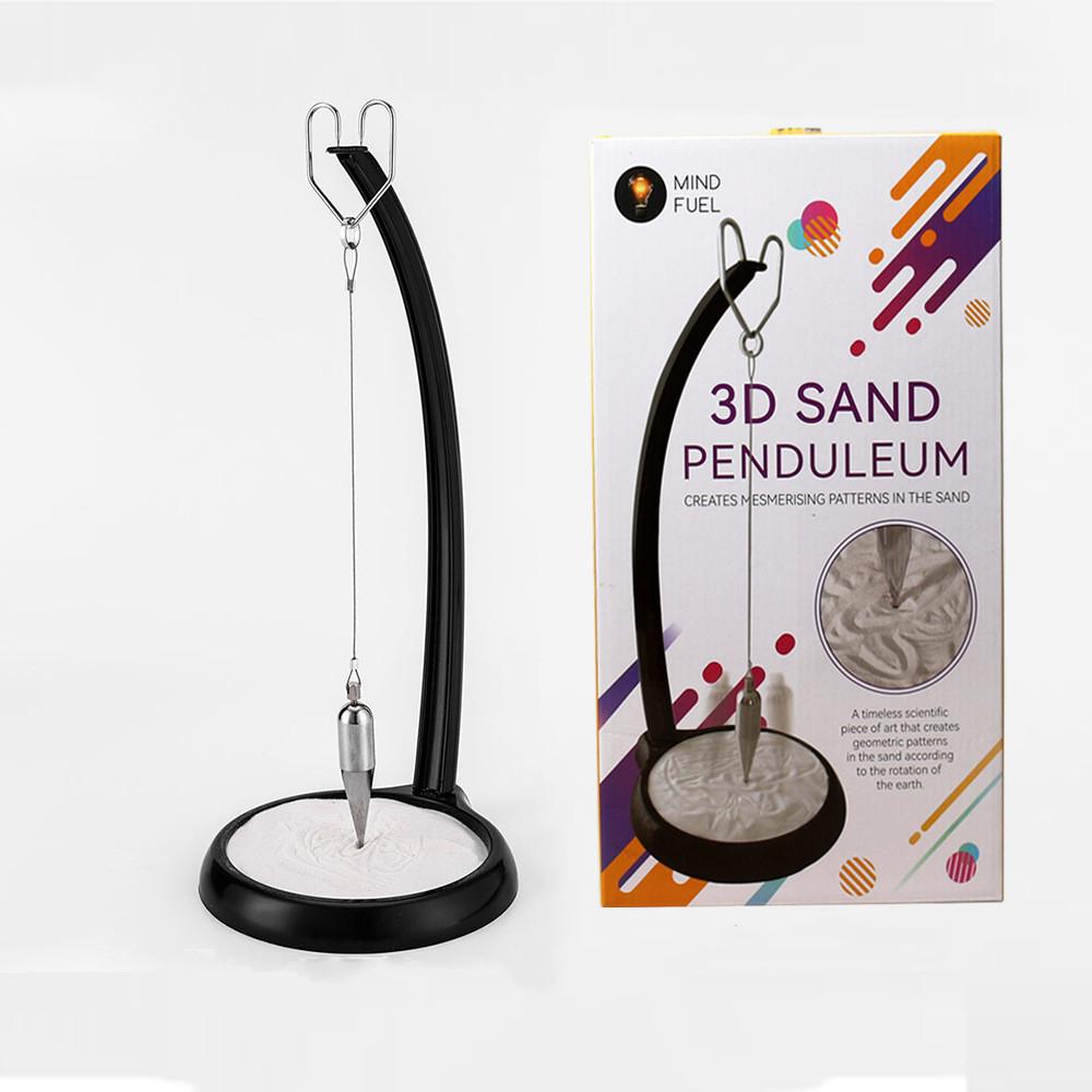 3D Creative Gravity Pendulum Sand Table Painting Desktop Science Physics Education Toys Household Decoration Motion Birthday Gift OneSize