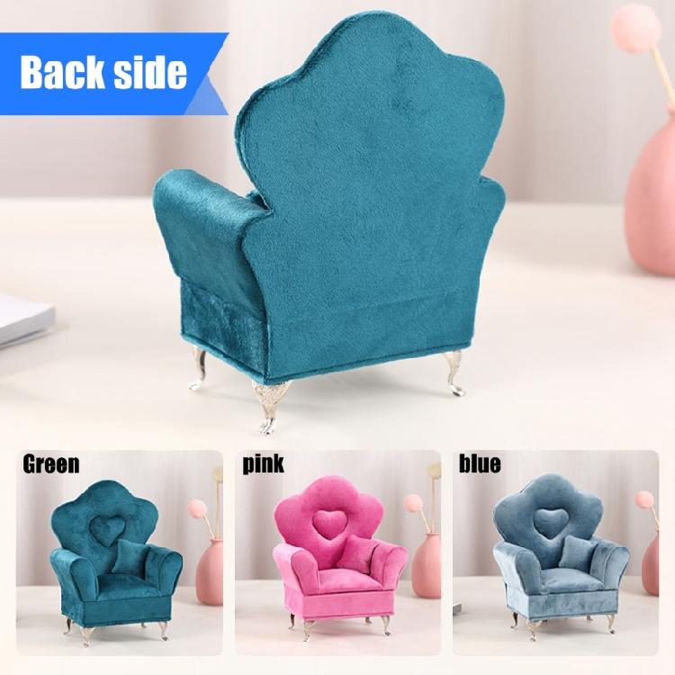 Velvets Jewelry Organizers Portable Sofa Shape with Partitioned Sections Space Saving Jewelry Travel Case for Easy Access