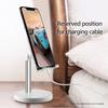 Handy-Ständer aus Aluminiumlegierung für Schreibtisch / Bett Kompatibel mit Mobiltelefon und Tablet kleiner als 10 Zoll