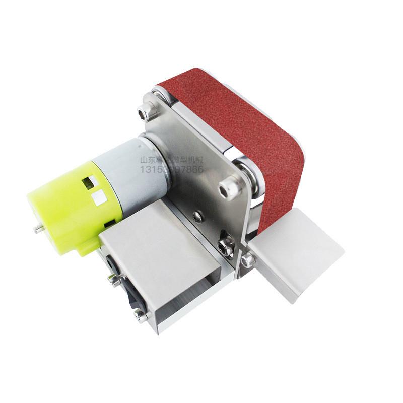 Small Stainless Steel Electric Sanding Machine DIY Mini Desktop Polishing Machine Household Portable Sharpener