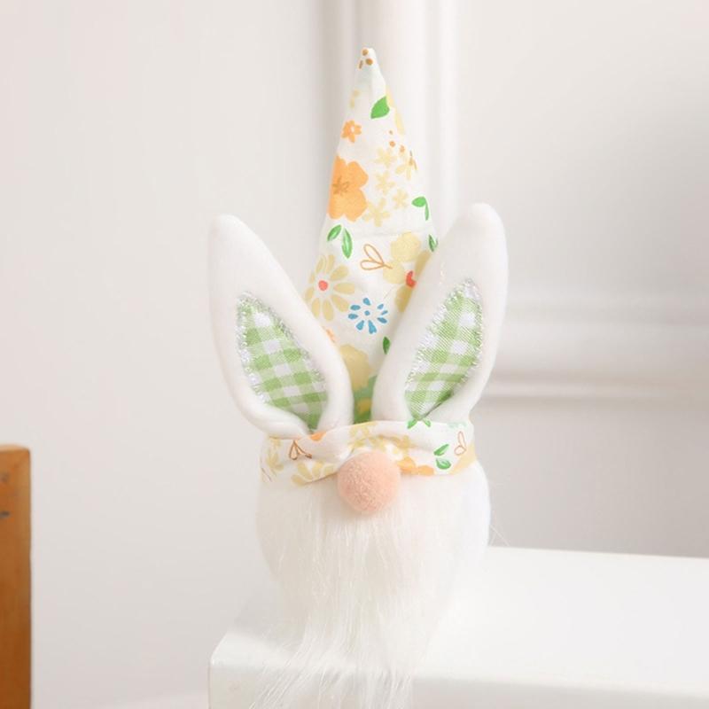 Decorazione Coniglio di Pasqua Festiva Bambola Gnomo Scandinava Luminosa Ornamento per Decorazioni Casa, Feste e Regali