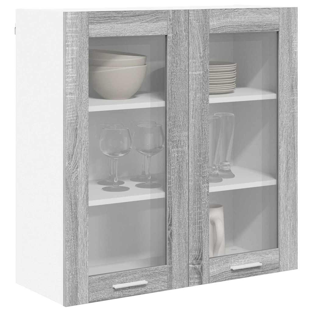 Hanging Cabinet Grey Sonoma 80 x 31 x 80 cm Wood Based Material