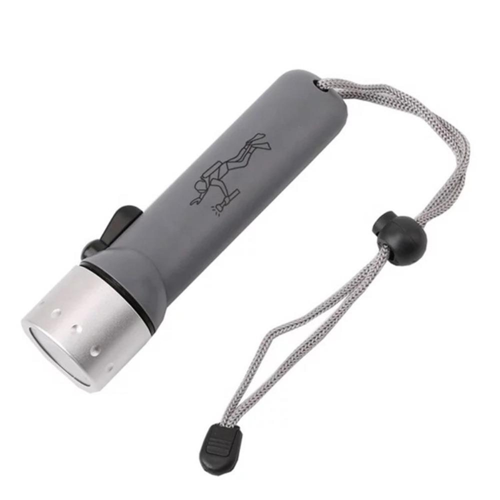 Hole Diving LED Magnetic Flashlight Waterproof Underwater Flashlight Diving Lamp  Home Outdoor