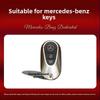 SFX1  Car Metal Key Case Cover Shell Fob For Mercedes-Benz S GLC EQE EQS Class Keychain Interior Protective Accessories