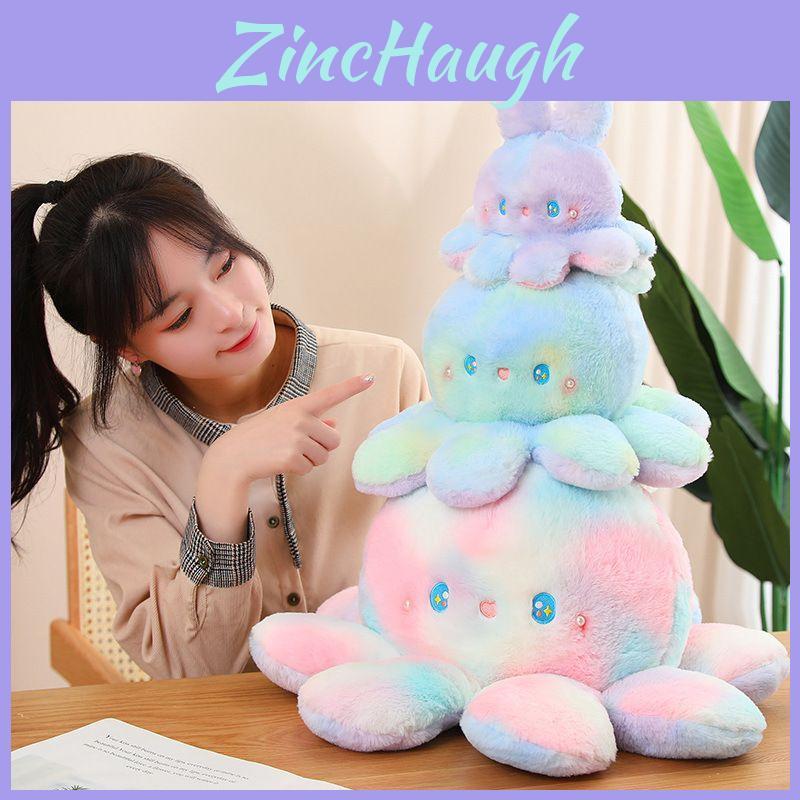 Fun Reversible Octopus Plush Toy Color-changing Kids Birthday Gift