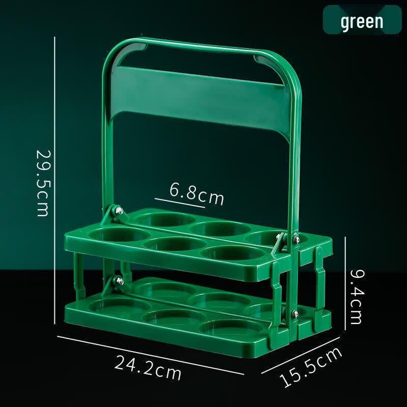 Qiwei Foldable 6-Bottle Portable Drink Carrier